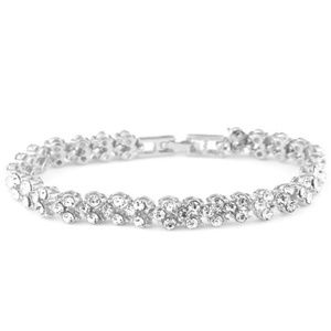 White Gold Zircon Bracelet